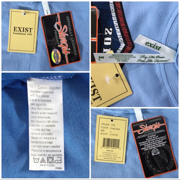 NWT STURGIS Black Hills Motorcycle Rally Tee! - Picture 7 of 7